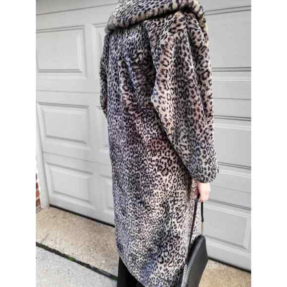 Vintage Women’s Faux Fur Coat XL Giorgio Parnucci - Picture 1 of 4